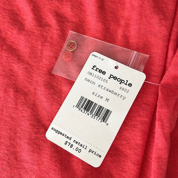 FREE PEOPLE Low down cotton/linen henley - Picture 9 of 10